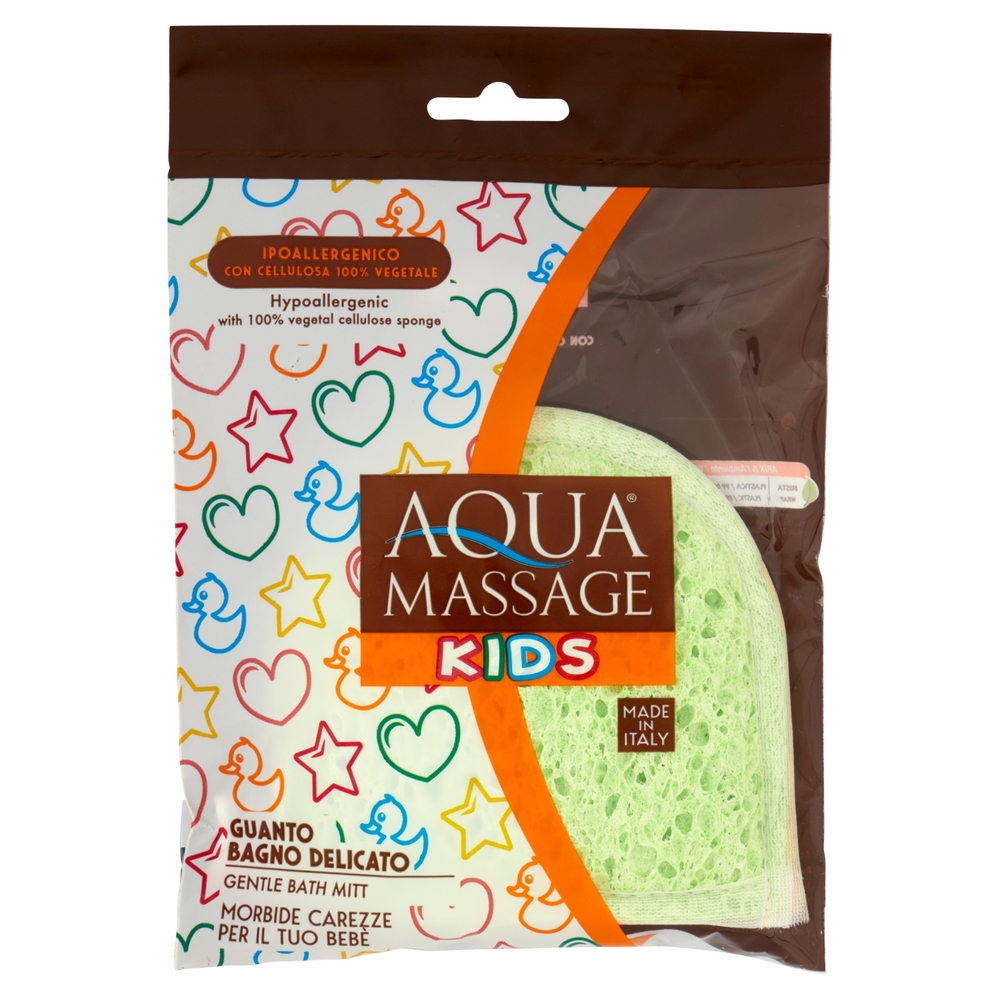 Aquamassage Kids Guanto Bagno Delicato